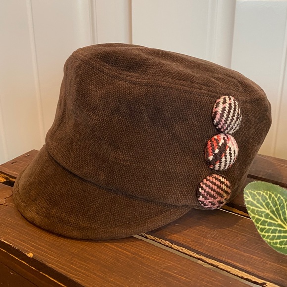 Like New!  Courdorouy/Tweed Cadet Cap - Picture 1 of 7